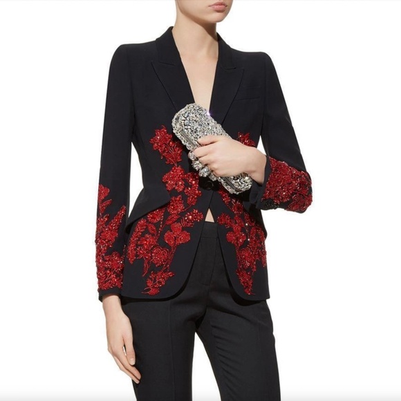 Alexander McQueen Swarovski Crystal Skull Four-Ring Box Clutch - Picture 10 of 17